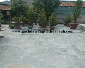 Không gian sân vườn thêm đẹp khi lát đá xanh Thanh Hóa