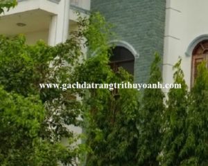 Tô điểm cho tường nhà bằng đá xanh hải dương lồi