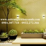 Sỏi bóng nhiều màu trang trí tiểu cảnh sân vườn
