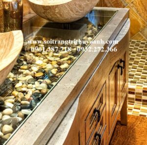 Tạo điểm nhấn cho không gian nội thất bằng sỏi bóng nhiều màu